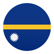 🇳🇷 Emoji Bandera: Nauru en JoyPixels 6.5.