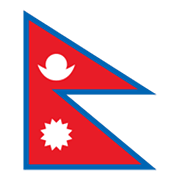🇳🇵 Emoji Bandera: Nepal en JoyPixels 6.5.
