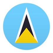 Emoji 🇱🇨 Bandiera: Saint Lucia su JoyPixels 6.5.