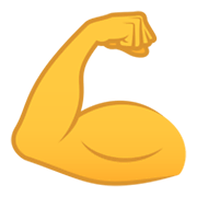 Émoji 💪 Biceps Contracté sur JoyPixels 6.5.