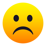 ☹️ Emoji Rosto Descontente na JoyPixels 6.5.