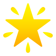 🌟 Emoji funkelnder Stern JoyPixels 6.5.