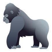 Émoji 🦍 Gorille sur JoyPixels 6.5.