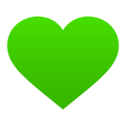 💚 Emoji Corazón Verde en JoyPixels 6.5.
