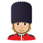 💂🏼 Emoji Guardia: Tono De Piel Claro Medio en JoyPixels 6.5.