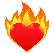 ❤️‍🔥 Emoji Herz brennt JoyPixels 6.5.