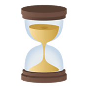⏳ Emoji Reloj De Arena Con Tiempo en JoyPixels 6.5.