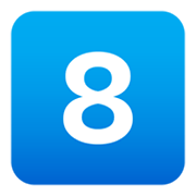 8️⃣ Emoji Tecla: 8 na JoyPixels 6.5.