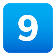 9️⃣ Emoji Teclas: 9 en JoyPixels 6.5.