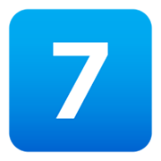 7️⃣ Emoji Teclas: 7 en JoyPixels 6.5.