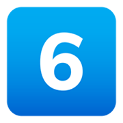 6️⃣ Emoji Tecla: 6 na JoyPixels 6.5.