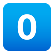 0️⃣ Emoji Tecla: 0 na JoyPixels 6.5.
