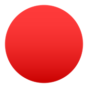 🔴 Emoji Círculo Rojo Grande en JoyPixels 6.5.