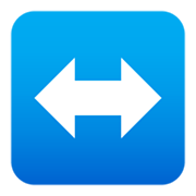 Emoji ↔️ Freccia Sinistra-destra su JoyPixels 6.5.