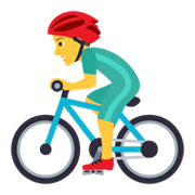 Emoji 🚴‍♂️ Ciclista Uomo su JoyPixels 6.5.