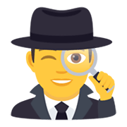 🕵️‍♂️ Emoji Detective Hombre en JoyPixels 6.5.