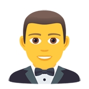 🤵‍♂️ Emoji Hombre Con Esmoquin en JoyPixels 6.5.