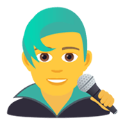 👨‍🎤 Emoji Sänger JoyPixels 6.5.