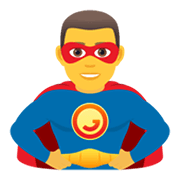 Émoji 🦸‍♂️ Super-héros Homme sur JoyPixels 6.5.