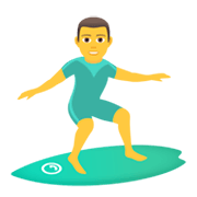 🏄‍♂️ Emoji Hombre Haciendo Surf en JoyPixels 6.5.