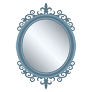Émoji 🪞 Miroir sur JoyPixels 6.5.