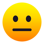 😐 Emoji Rosto Neutro na JoyPixels 6.5.