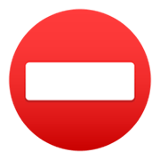 ⛔ Emoji Dirección Prohibida en JoyPixels 6.5.