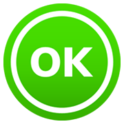 🆗 Emoji Botón OK en JoyPixels 6.5.