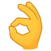 👌 Emoji Señal De Aprobación Con La Mano en JoyPixels 6.5.