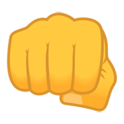Emoji 👊 Pugno Chiuso su JoyPixels 6.5.