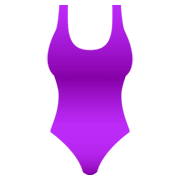 🩱 Emoji einteiliger Badeanzug JoyPixels 6.5.