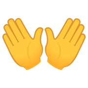 👐 Emoji Mãos Abertas na JoyPixels 6.5.