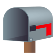 Emoji 📭 Cassetta Postale Con Bandierina Abbassata su JoyPixels 6.5.