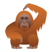 Émoji 🦧 Orang-outan sur JoyPixels 6.5.