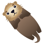 🦦 Emoji Otter JoyPixels 6.5.