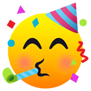 🥳 Emoji Partygesicht JoyPixels 6.5.