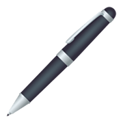 Emoji 🖊️ Penna A Sfera su JoyPixels 6.5.