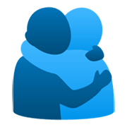 🫂 Emoji Gente abrazando en JoyPixels 6.5.