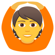 🙆 Emoji Pessoa Fazendo Gesto De «OK» na JoyPixels 6.5.