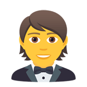 🤵 Emoji Person im Smoking JoyPixels 6.5.