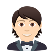 🤵🏻 Emoji Persona Con Esmoquin: Tono De Piel Claro en JoyPixels 6.5.