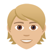 🧑🏼 Emoji Persona Adulta: Tono De Piel Claro Medio en JoyPixels 6.5.
