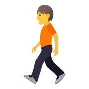 Émoji 🚶 Personne Qui Marche sur JoyPixels 6.5.