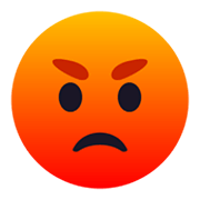 😡 Emoji Rosto Furioso na JoyPixels 6.5.