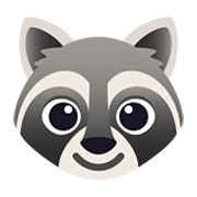 🦝 Emoji Mapache en JoyPixels 6.5.