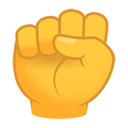 ✊ Emoji erhobene Faust JoyPixels 6.5.