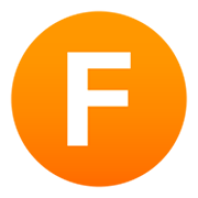 🇫 Emoji Letra do símbolo indicador regional F na JoyPixels 6.5.