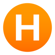 🇭 Emoji Indicador regional símbolo letra H en JoyPixels 6.5.