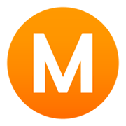 🇲 Emoji Indicador regional Símbolo Letra M JoyPixels 6.5.