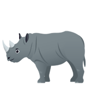 Émoji 🦏 Rhinocéros sur JoyPixels 6.5.